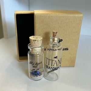 Titanic Themed Message in a Bottle Set